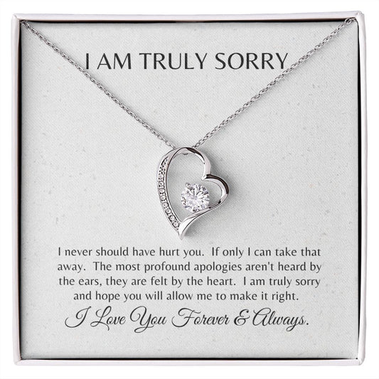 I AM TRULY SORRY | Forever Love Necklace